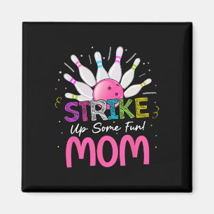 Aimant Frappe Une Maman Amusante De La Fille Bowlin Anniv