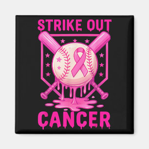 Aimant Frapper le cancer du sein Baseball Sensibilisation