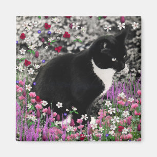 Aimant Frappes en Fleurs II - Tux Kitty Cat