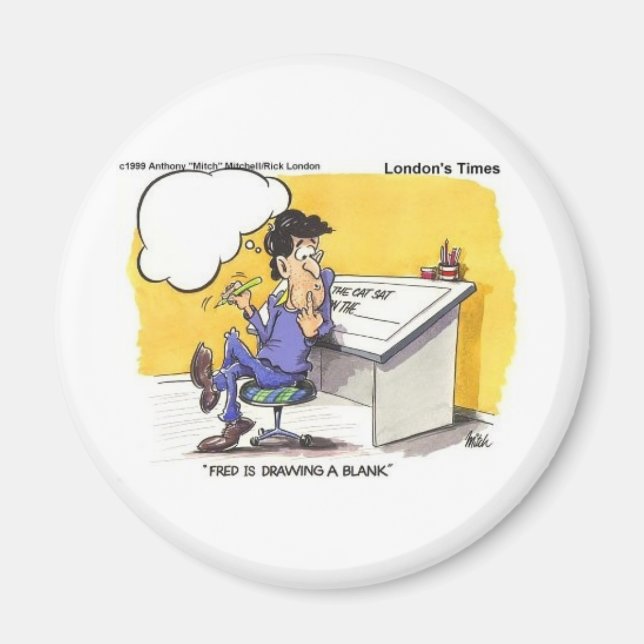 Aimant Fred Dessine Un Blank Funny Offbeat Dons (Devant)
