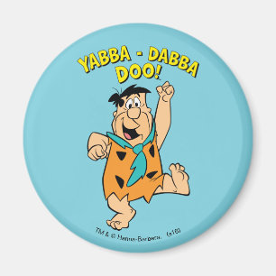 Aimant Fred Flintstone Yabba-Dabba Doo!
