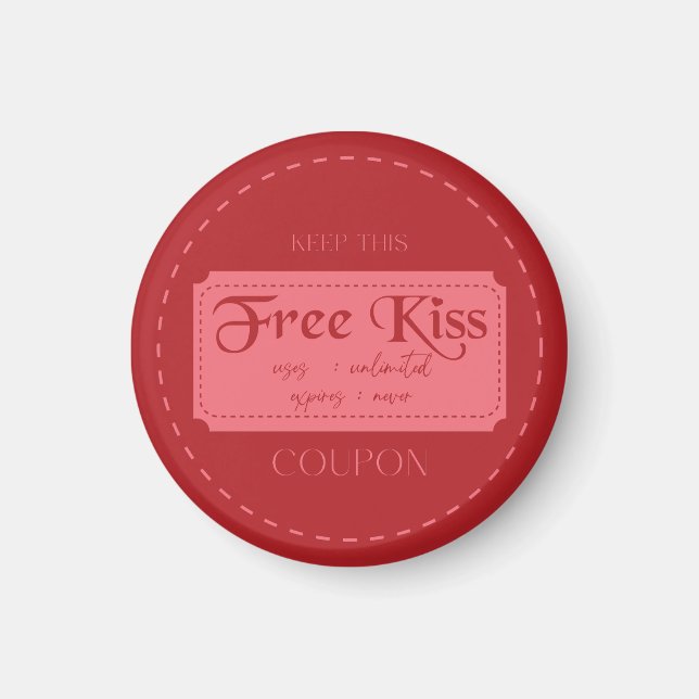Aimant Free kiss (Devant)