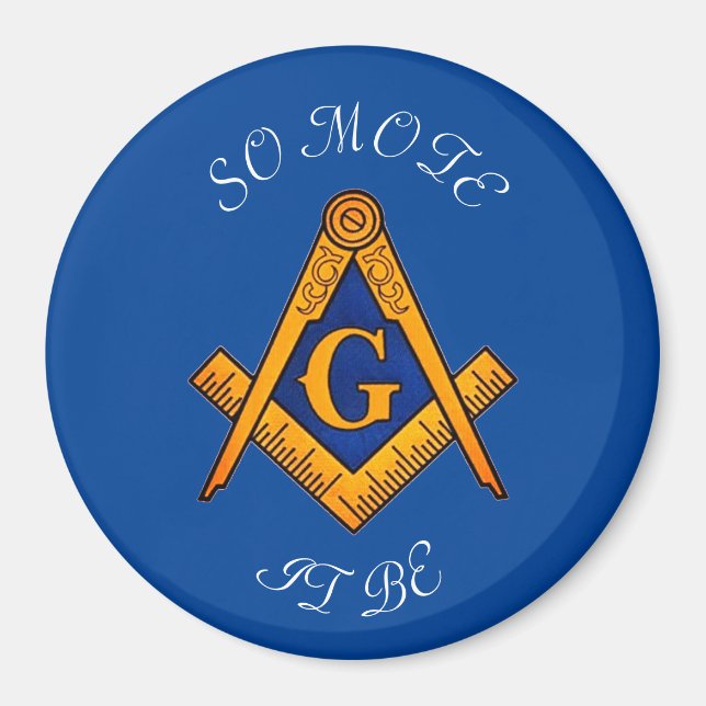 Aimant Freemason Carré et Compass Charité Masonic Magne (Devant)