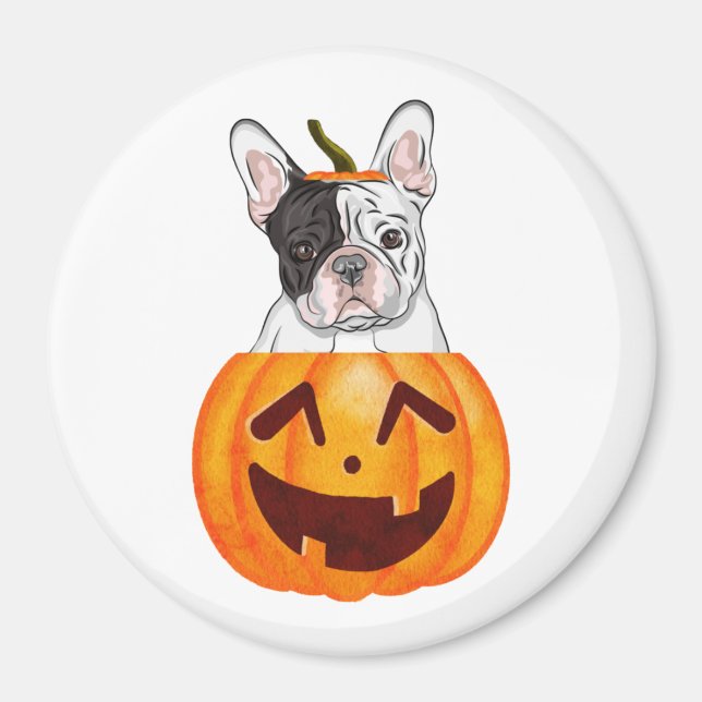 Aimant Frenchie Halloween (Devant)