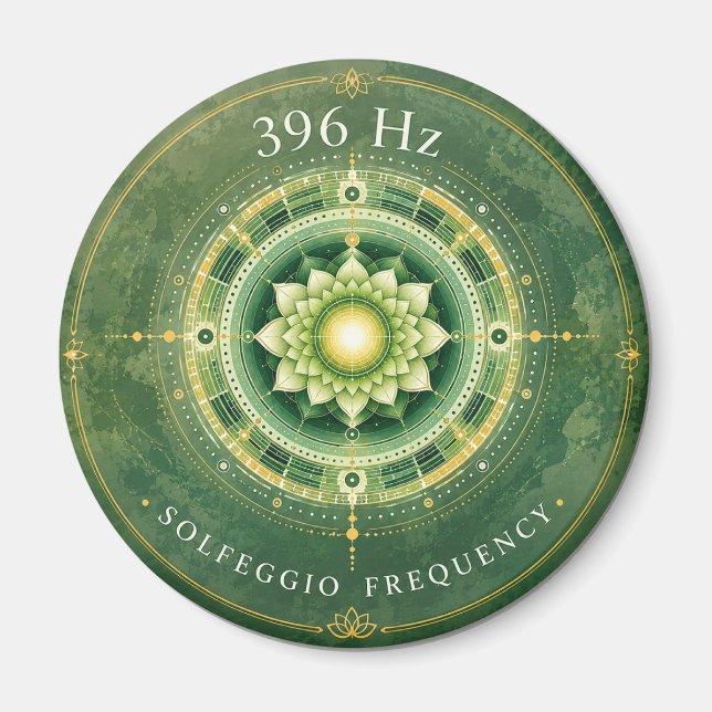 Aimant Fréquence Solfeggio 396 Hz  (Devant)