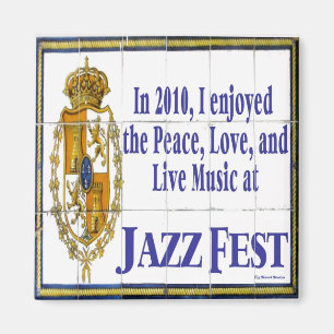 Aimant Fresque Jazz Fest Tile 2010