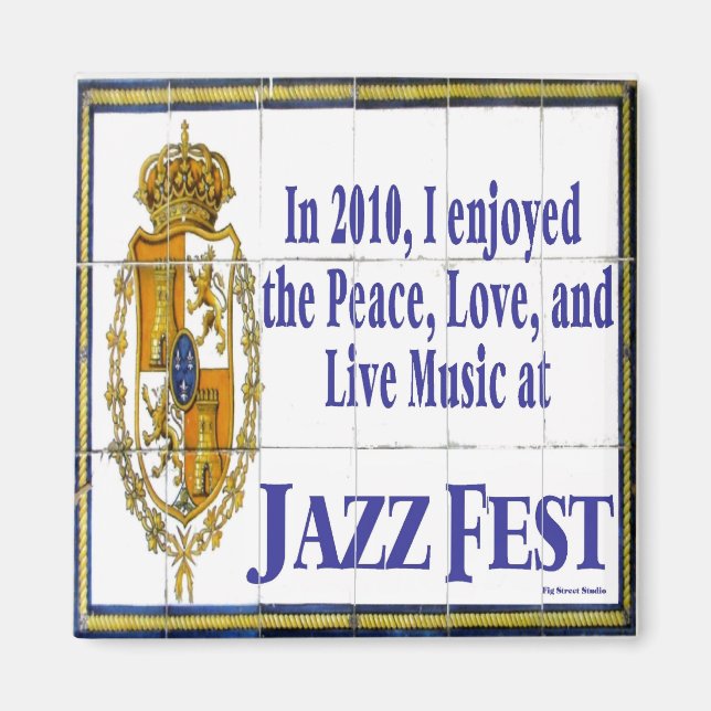 Aimant Fresque Jazz Fest Tile 2010 (Devant)