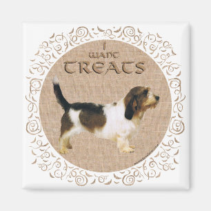 Aimant Friandises pour Petit Basset Griffon Vendéen