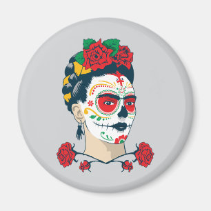 Aimant Frida Kahlo   El Día de los Muertos