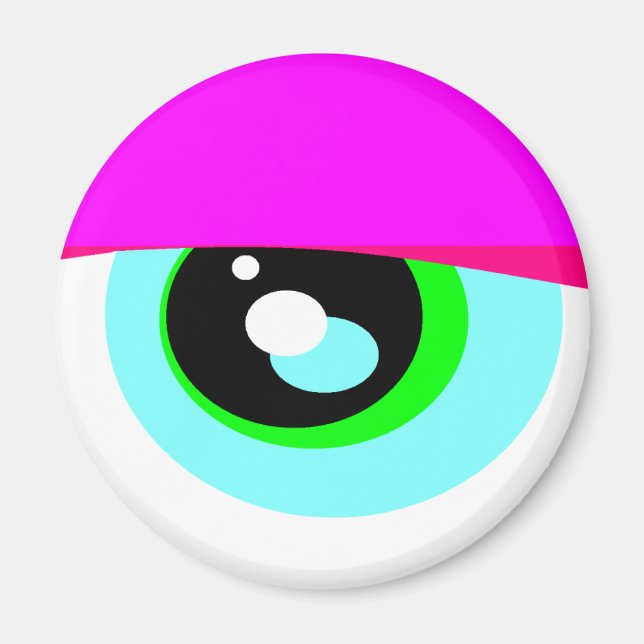 Aimant Fridge Monstre DroopyEye2 (aimant) (Devant)