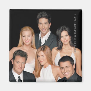 Aimant FRIENDS™ Casting en tenue de soirée vue rapproch