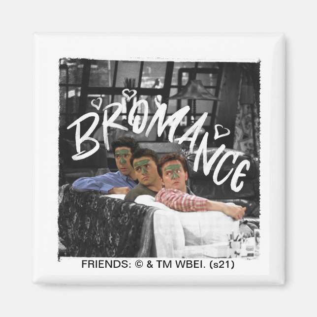 Aimant FRIENDS™ | Ross, Joey et Chandler Bromance (Devant)