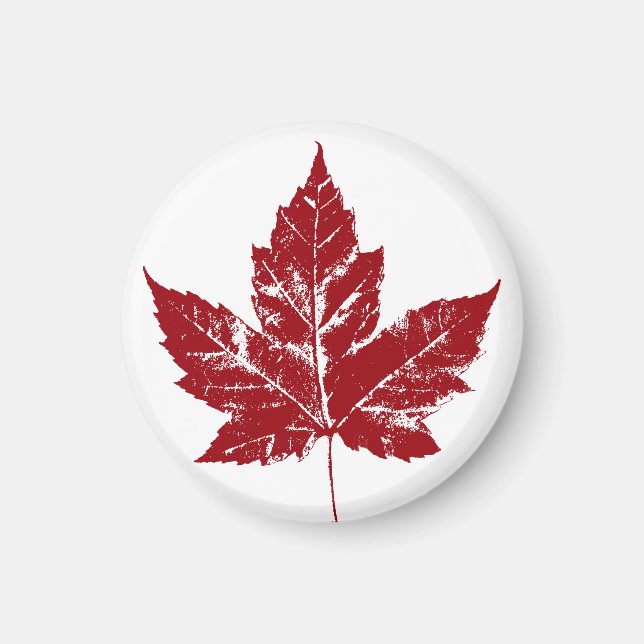 Aimant frigo Canada Souvenir Canada Feuille d'érab (Devant)