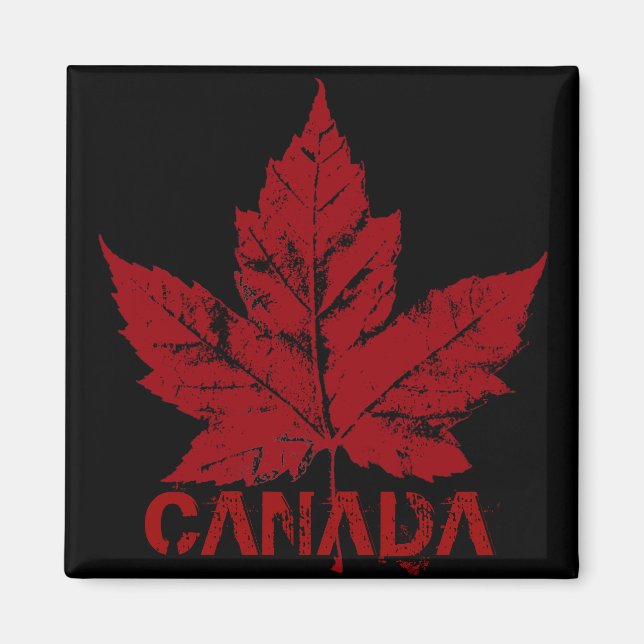 Aimant frigo Canada Souvenir Canada Feuille d'érab (Devant)
