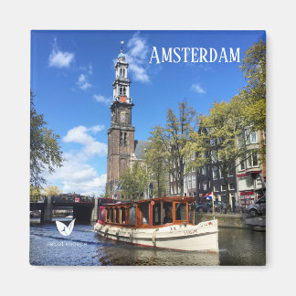 Aimant frigo canal Amsterdam par Velvet Escape