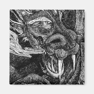 Aimant frigo dragon