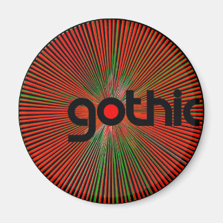 aimant frigo "gothique"