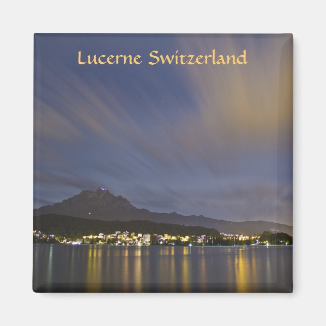 Aimant frigo Lucerne Suisse Mont Pilatus (Devant)