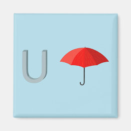 Aimant frigo parapluie
