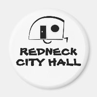 aimant frigo REDNECK CITY HALL