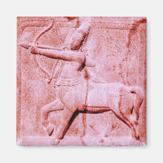 Aimant frigo rose pâle Sagittarius