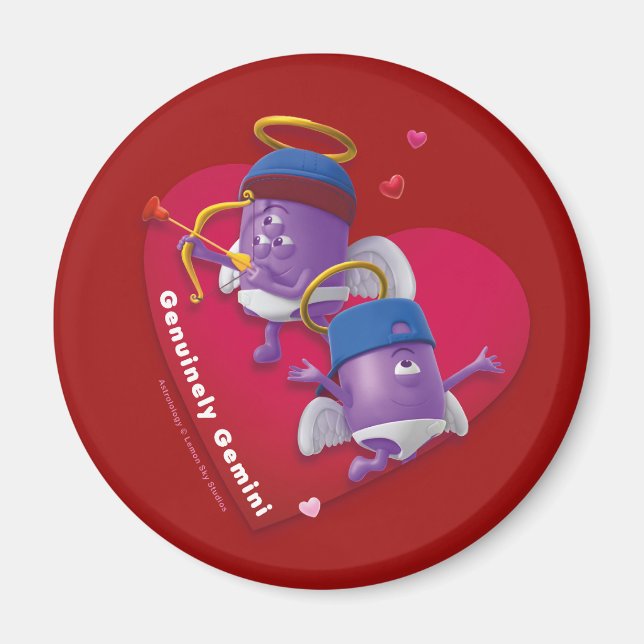 Aimant frigo Saint Valentin pour Gemini (Devant)
