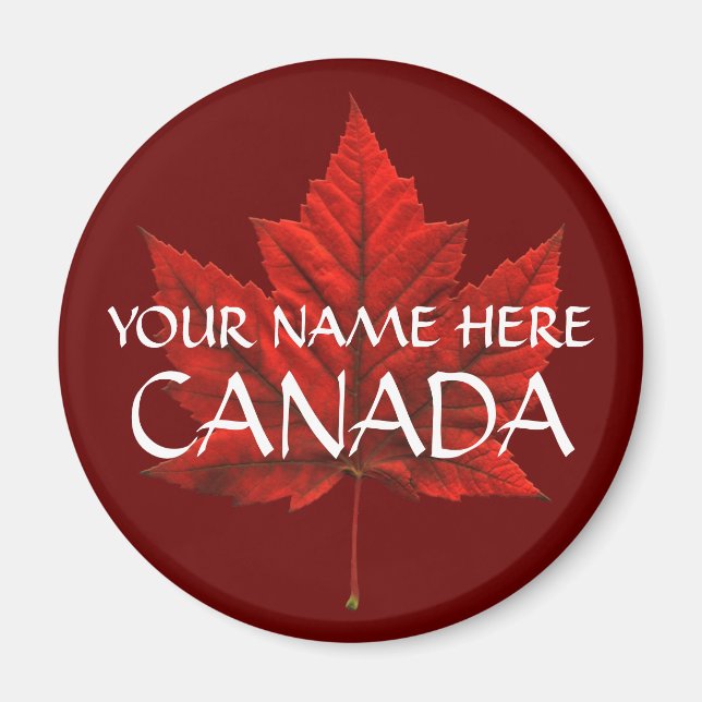 Aimant frigo souvenir Canada Magnets personnalisés (Devant)