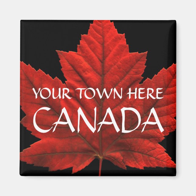 Aimant frigo souvenir Canada Magnets personnalisés (Devant)