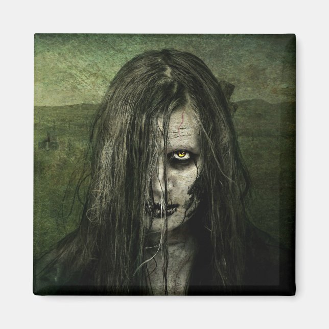 Aimant frigo zombie (Devant)