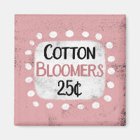Aimant frigorifique 25 Cents Fleurs de Coton