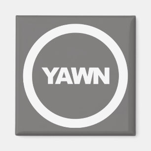 Aimant frigorifique de marque Yawn au charbon