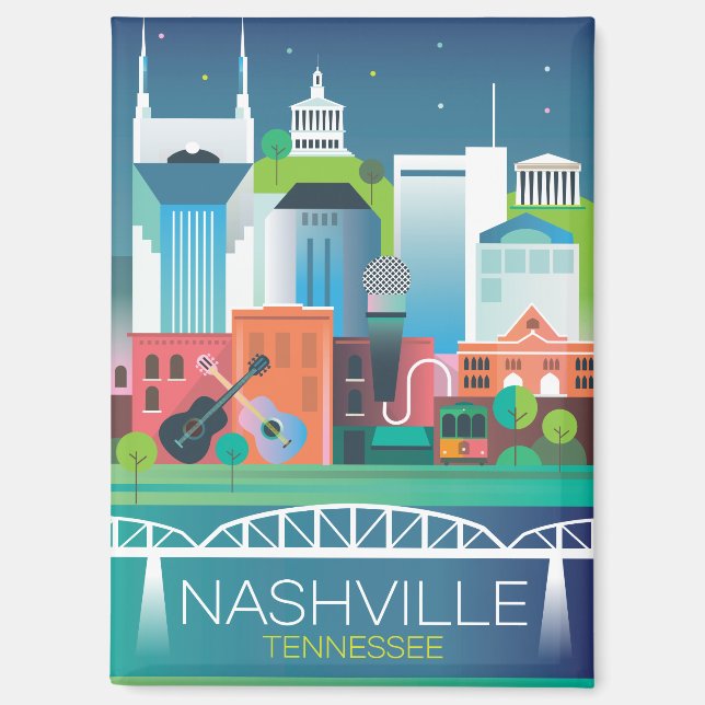 Aimant frigorifique de Nashville (Recto)