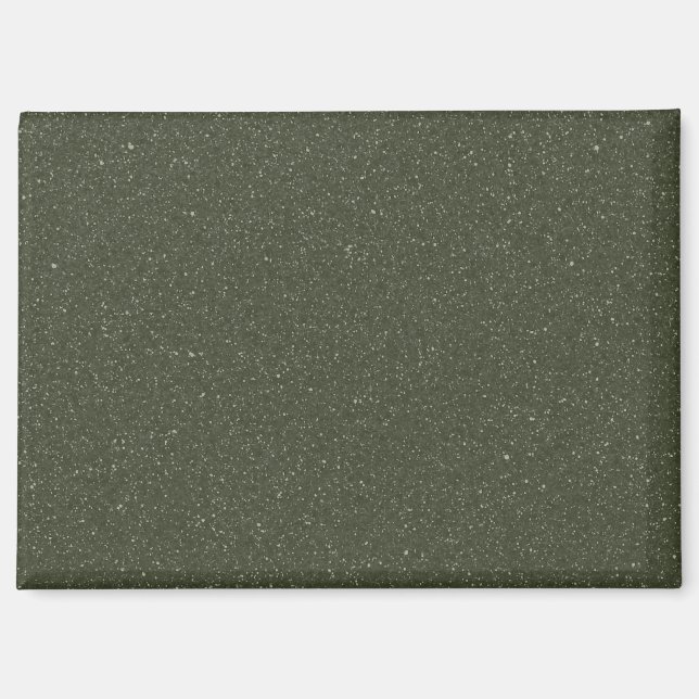 Aimant frigorifique Vert mousse (Personnalisé) (Recto)
