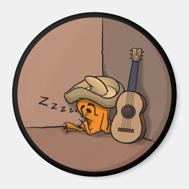 Aimant Frijole Frog Sieste (Devant)
