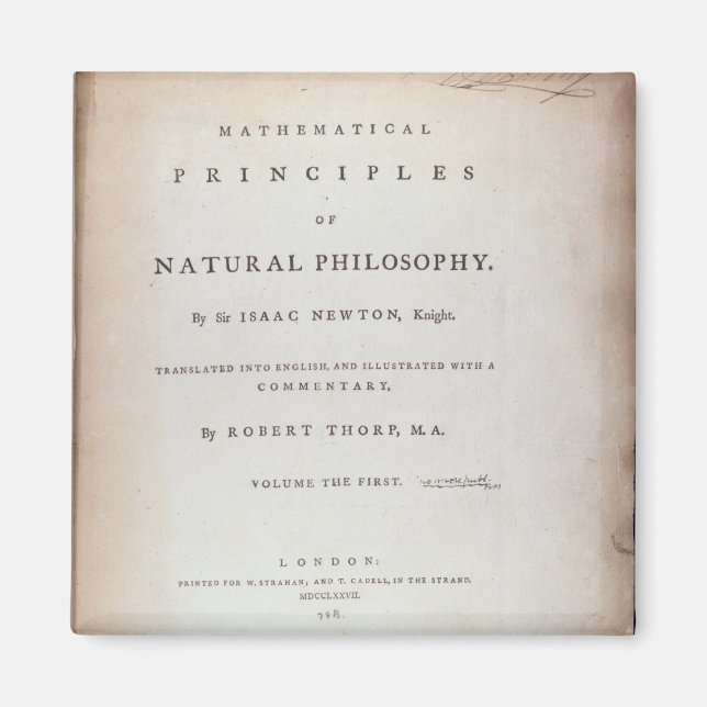 Aimant Frontispiece au volume I (Devant)