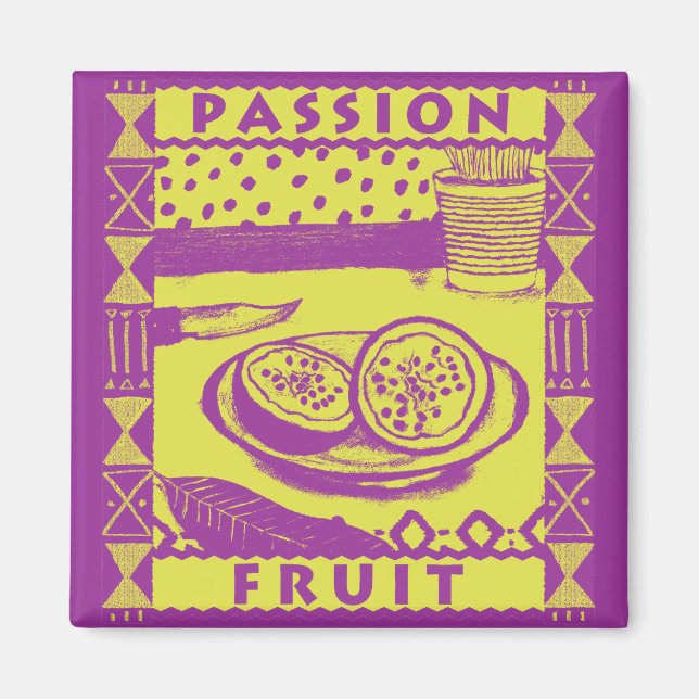 Aimant Fruit de passion (Devant)