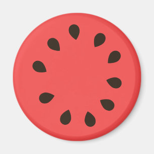 Aimant Fruit de pastèque rouge