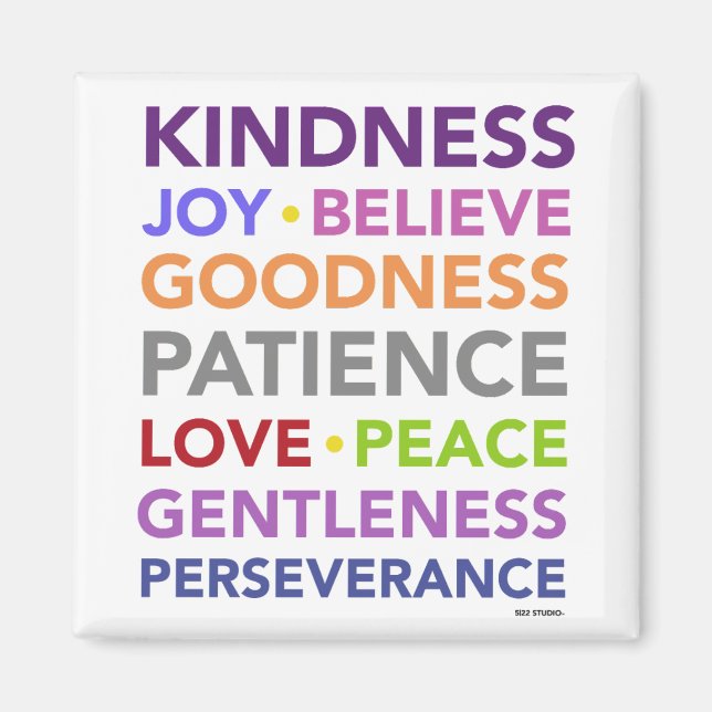 Aimant Fruits de l'aimant spirituel (Devant)