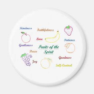 Aimant Fruits de l'esprit