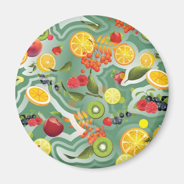 Aimant Fruits mixtes 7 (Devant)