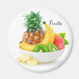 Aimant Fruits tropicaux dans un bol