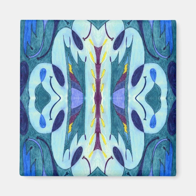 Aimant Fumes bleues (Devant)