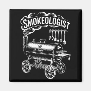 Aimant Fumeur drôle disant barbecues grill fumoir femmesF