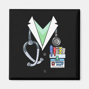 Aimant Fun Doctor White Lab Coat Costume Halloween Docteu