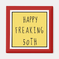 Fun Freaking 50e Joyeux cadeau d'anniversaire