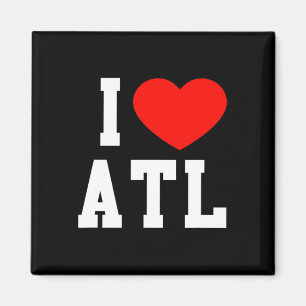 Aimant Fun Love Atlanta Géorgie Souvenir Vacances Atl Gif