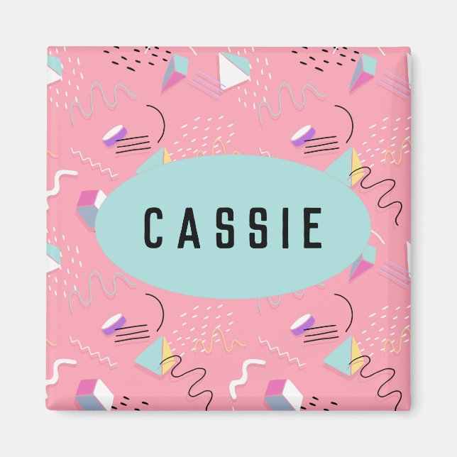 Aimant Fun Pink 1990 (Devant)