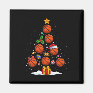 Aimant Funky Basketball Noël Arbre Lumières Noël Pour Moi