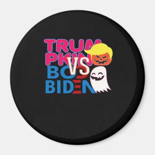 Aimant Funky Trumpkin Vs Boo Biden Classe Design Hallowee
