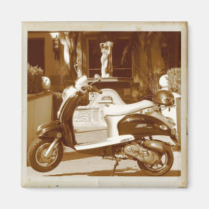 Aimant Funky Vintage Scooter Magnet!